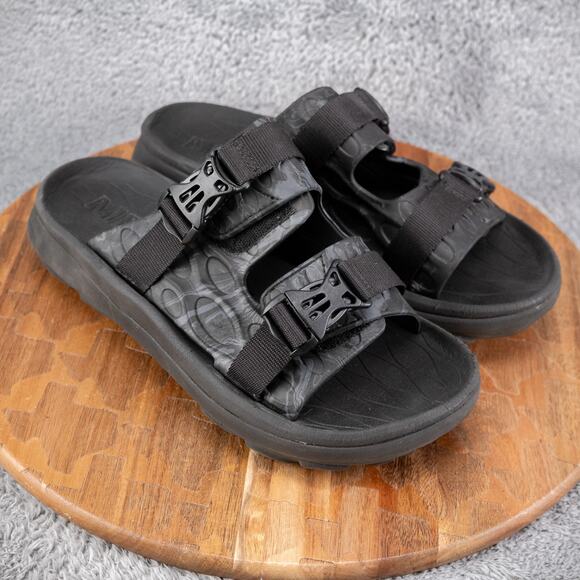 Merrell Hut Ultra Wrap [ML005313] Mens 10 Sandals Shoes Black J005313 - Picture 1 of 9